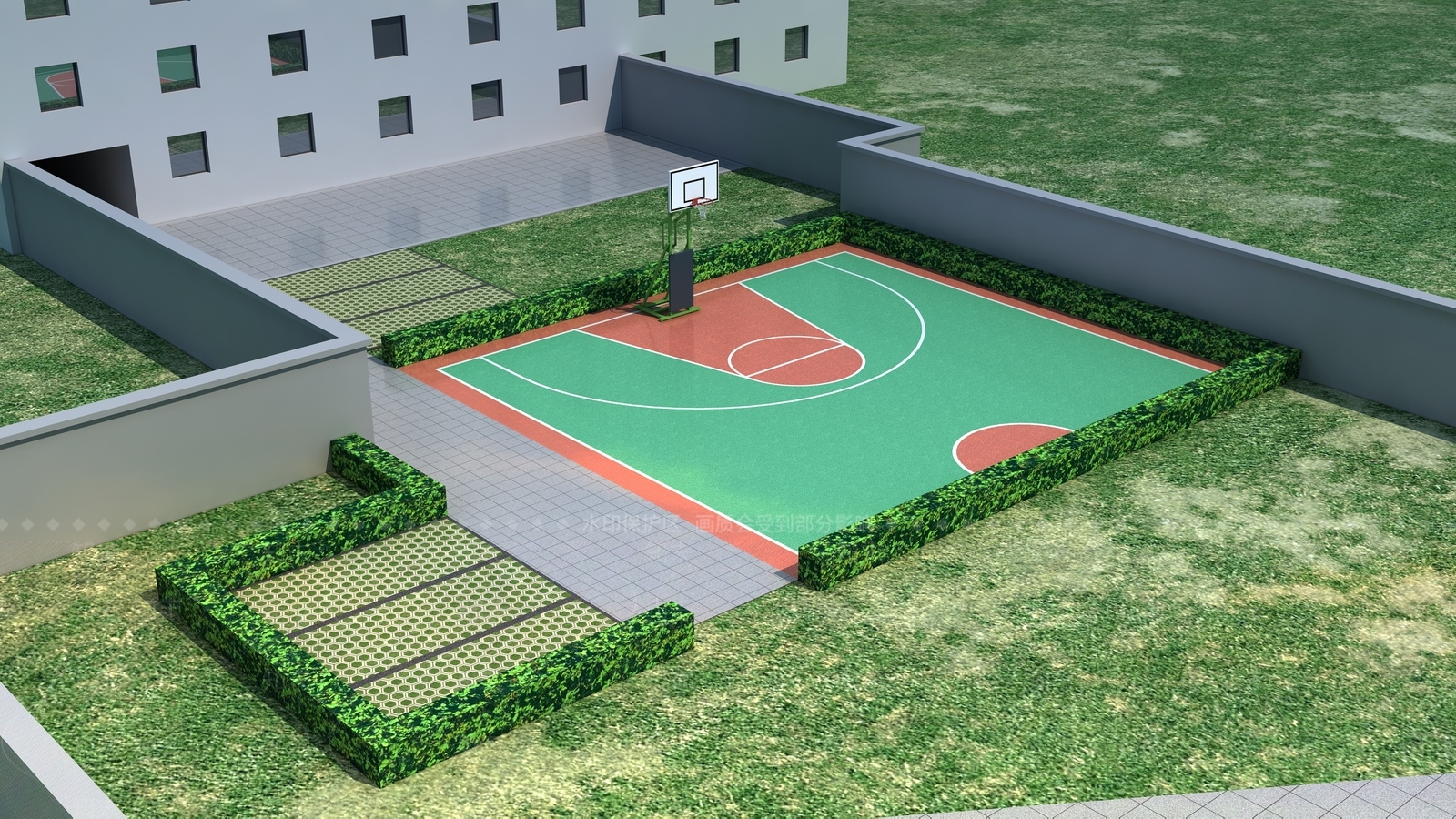 现代主义运动空间3D模型下载【ID:1234173841】