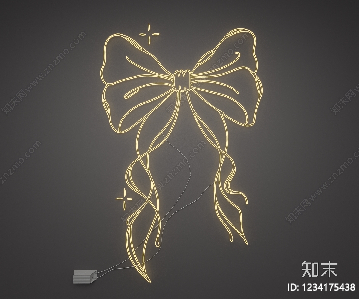 赛博朋克风霓虹灯SU模型下载【ID:1234175438】