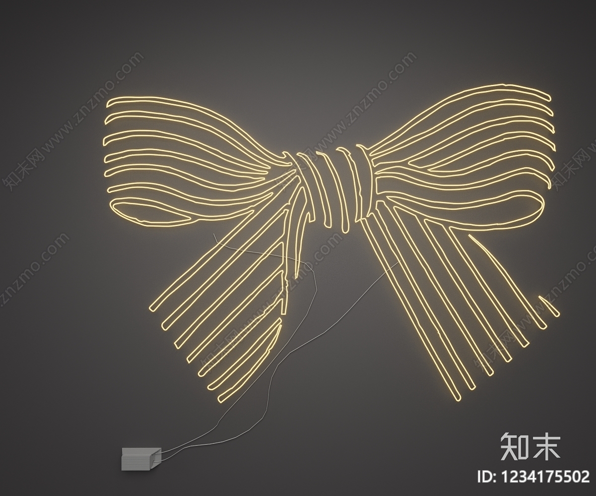 赛博朋克风霓虹灯SU模型下载【ID:1234175502】