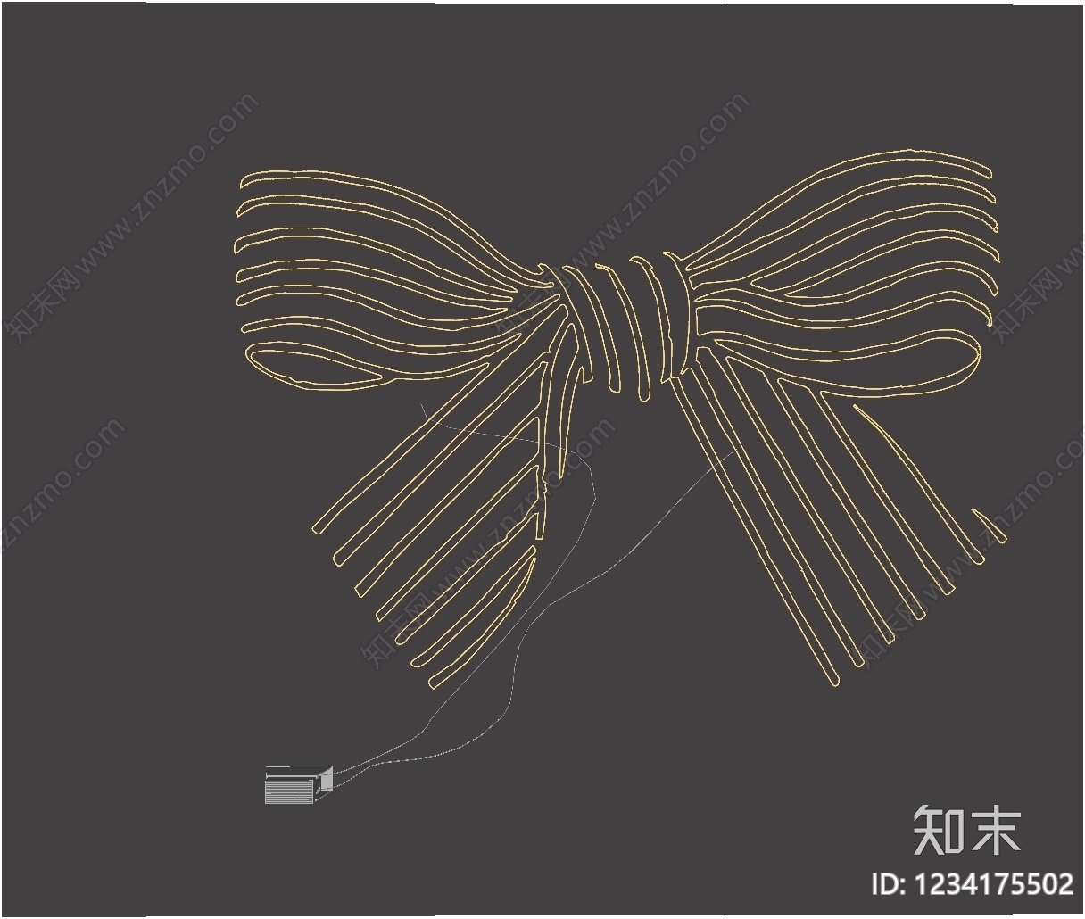 赛博朋克风霓虹灯SU模型下载【ID:1234175502】