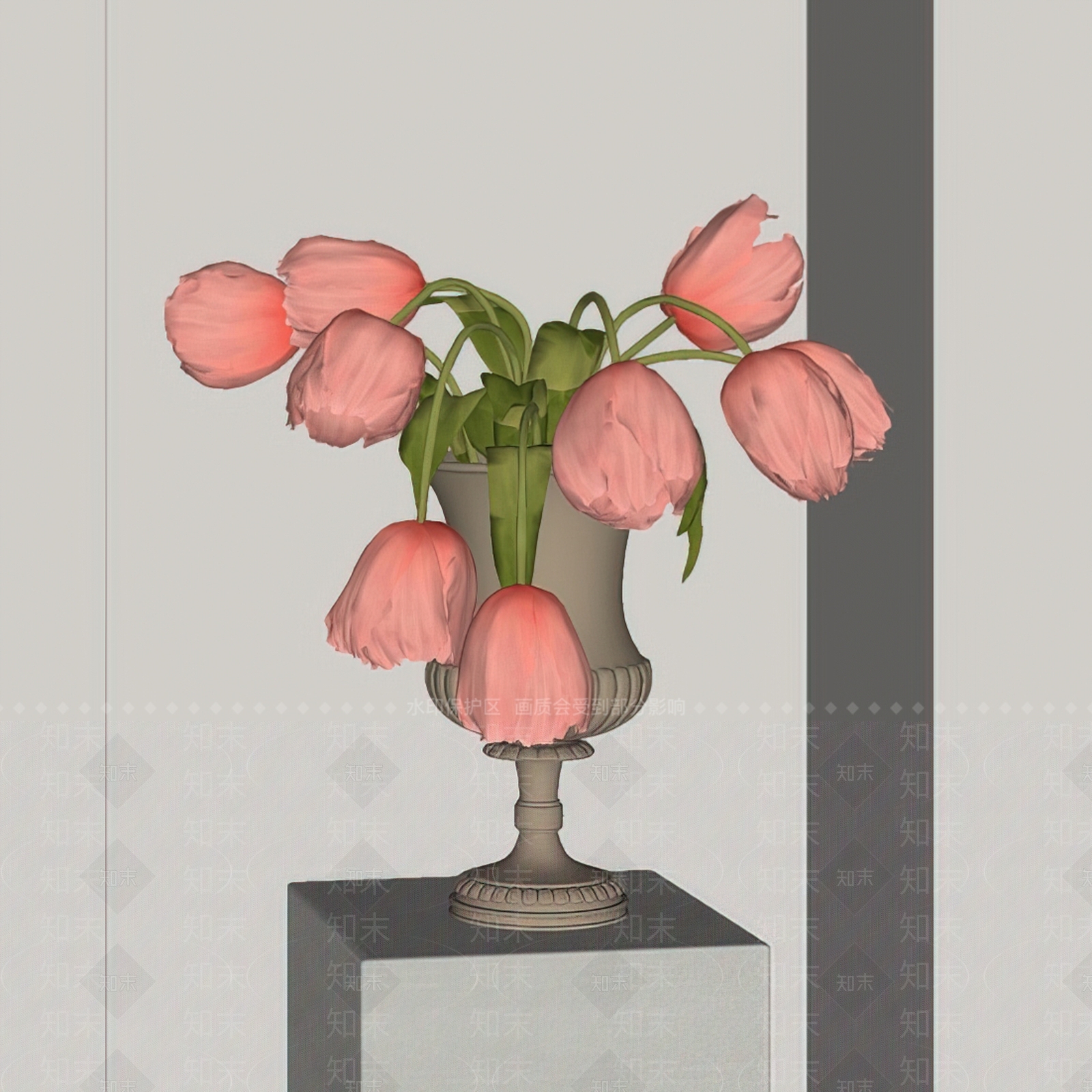 法式花艺SU模型下载【ID:1234176224】
