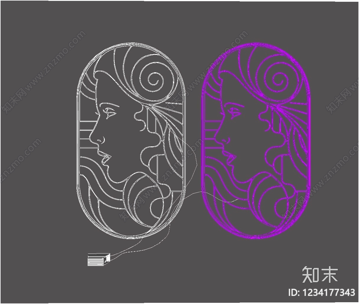 赛博朋克风霓虹灯SU模型下载【ID:1234177343】
