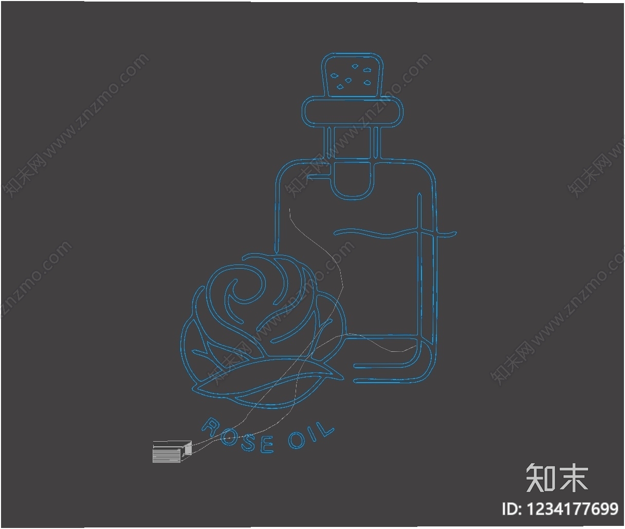 赛博朋克风霓虹灯SU模型下载【ID:1234177699】
