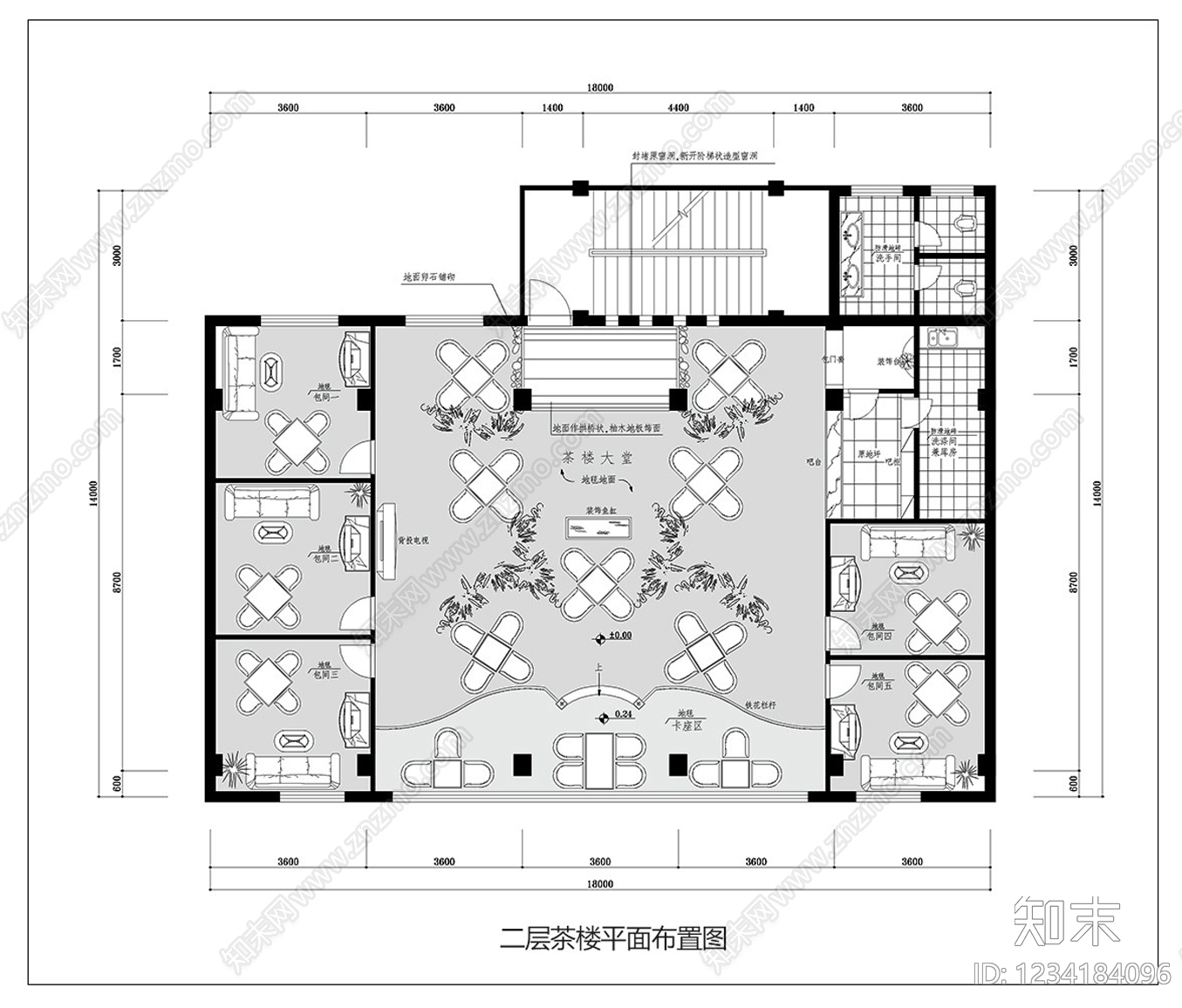 茶馆CAD图纸