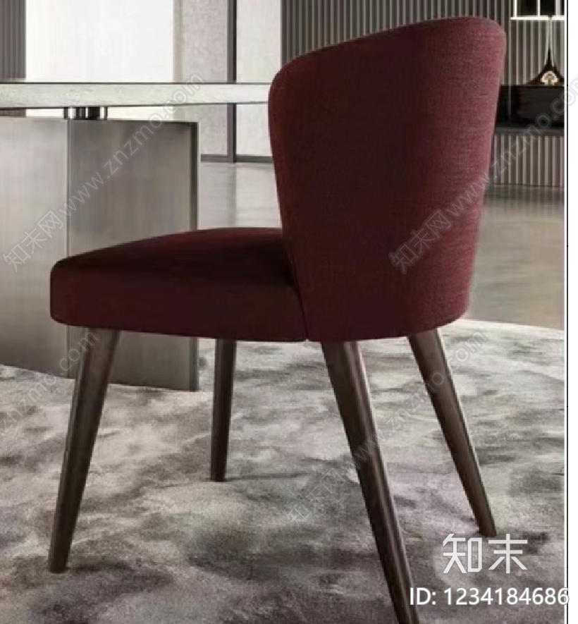 椅子cad施工图下载【ID:1234184686】