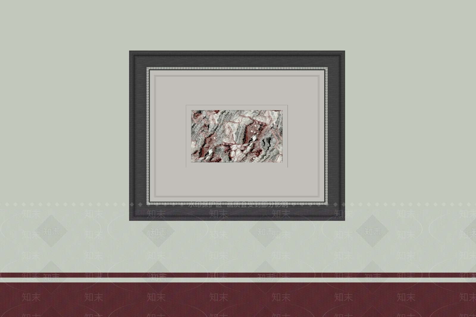 现代简约办公室挂画3D模型下载【ID:1234185053】
