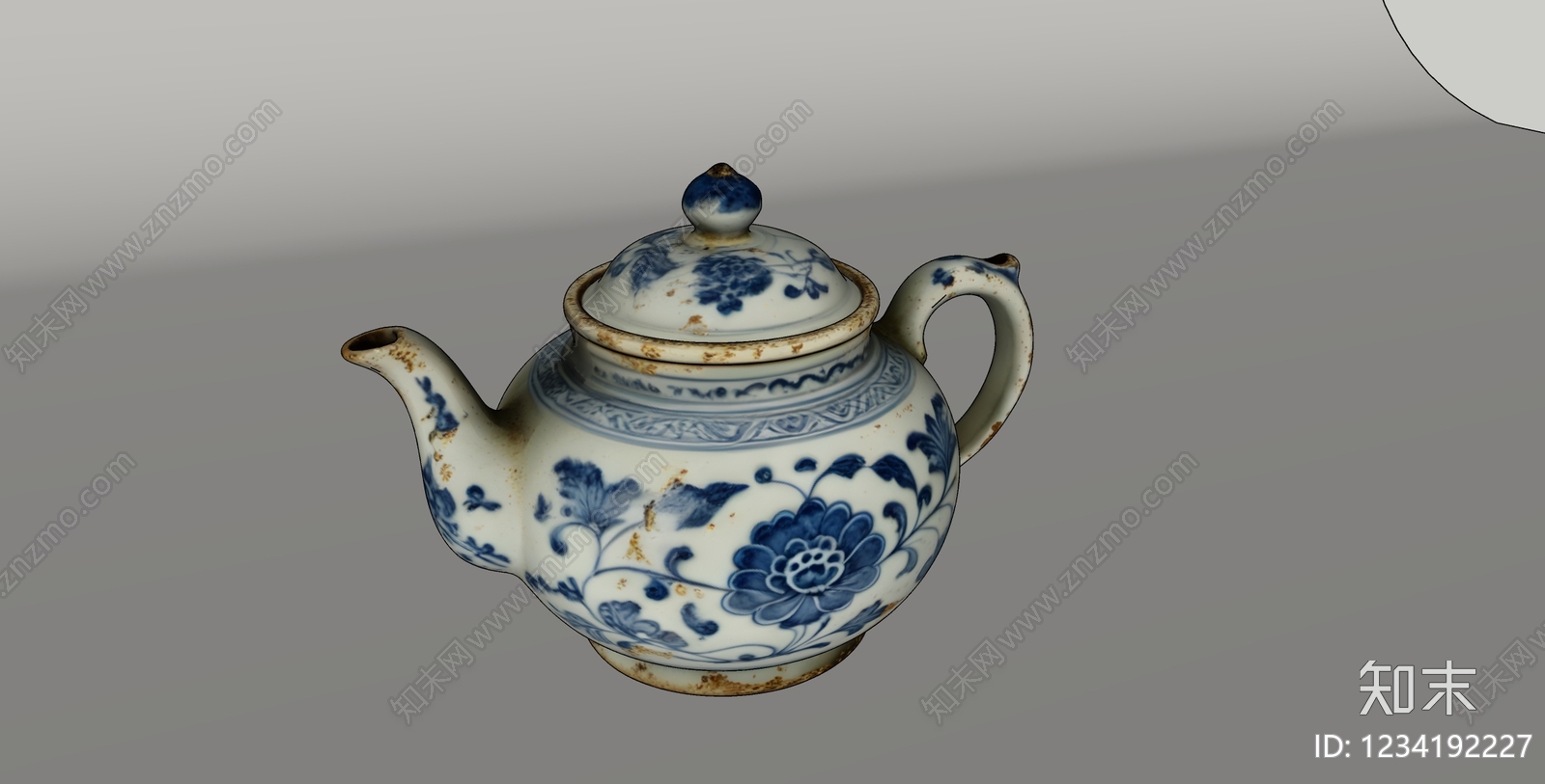 中式茶具SU模型下载【ID:1234192227】