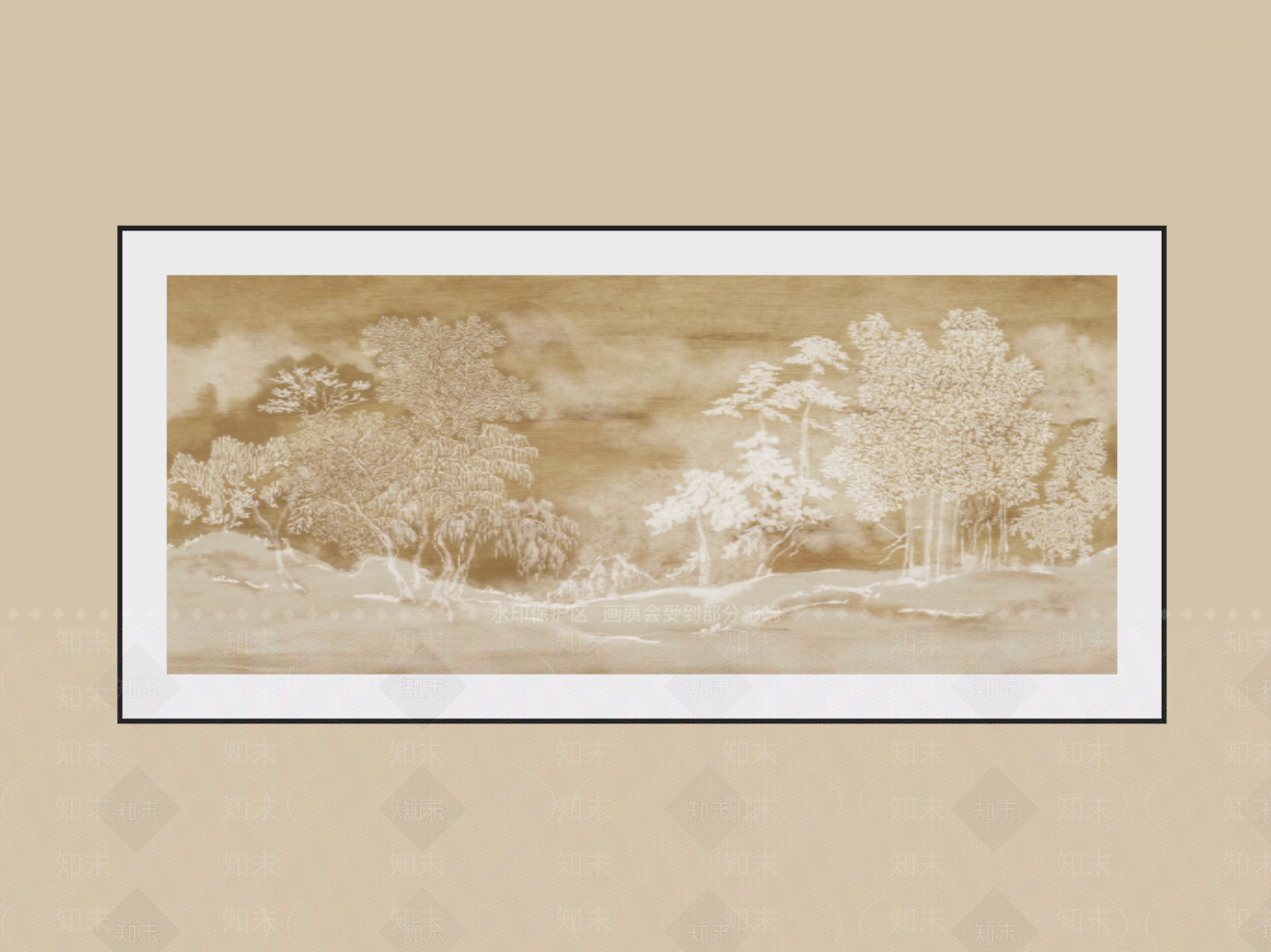 新中式山水画3D模型下载【ID:1234193028】