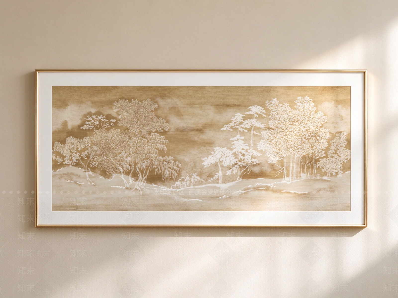 新中式山水画3D模型下载【ID:1234193028】