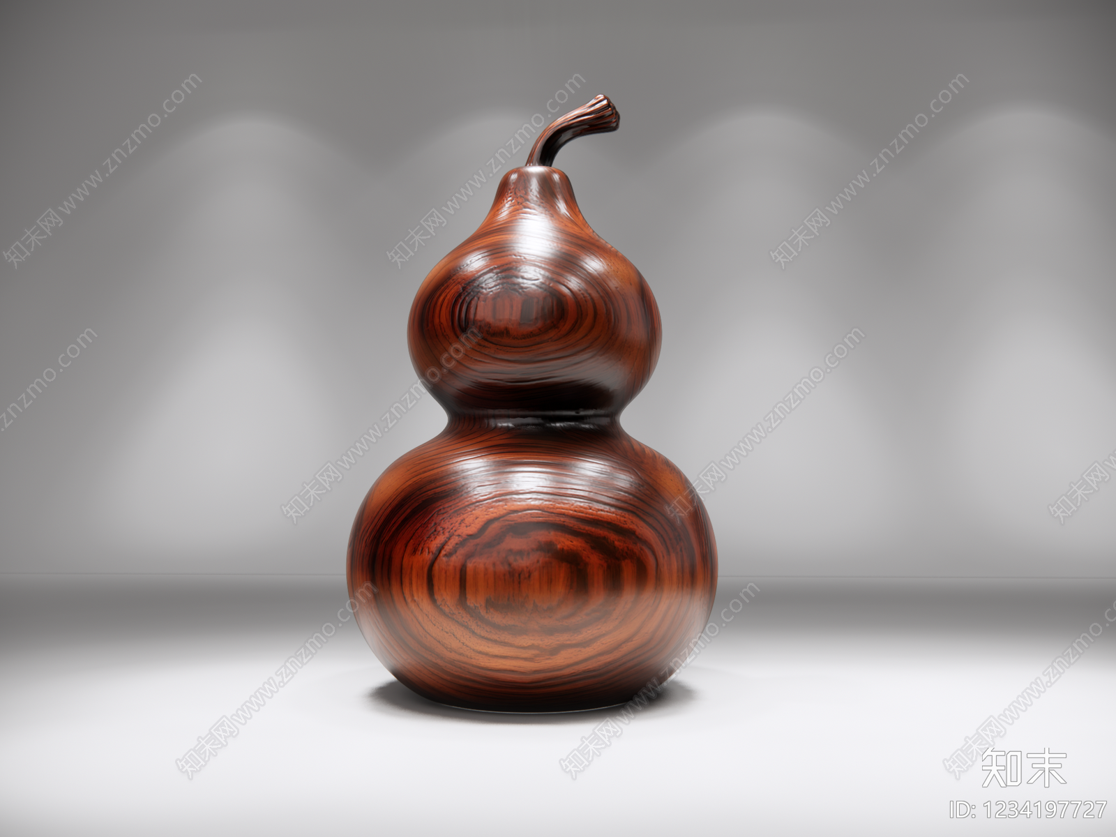 中式雕塑摆件SU模型下载【ID:1234197727】
