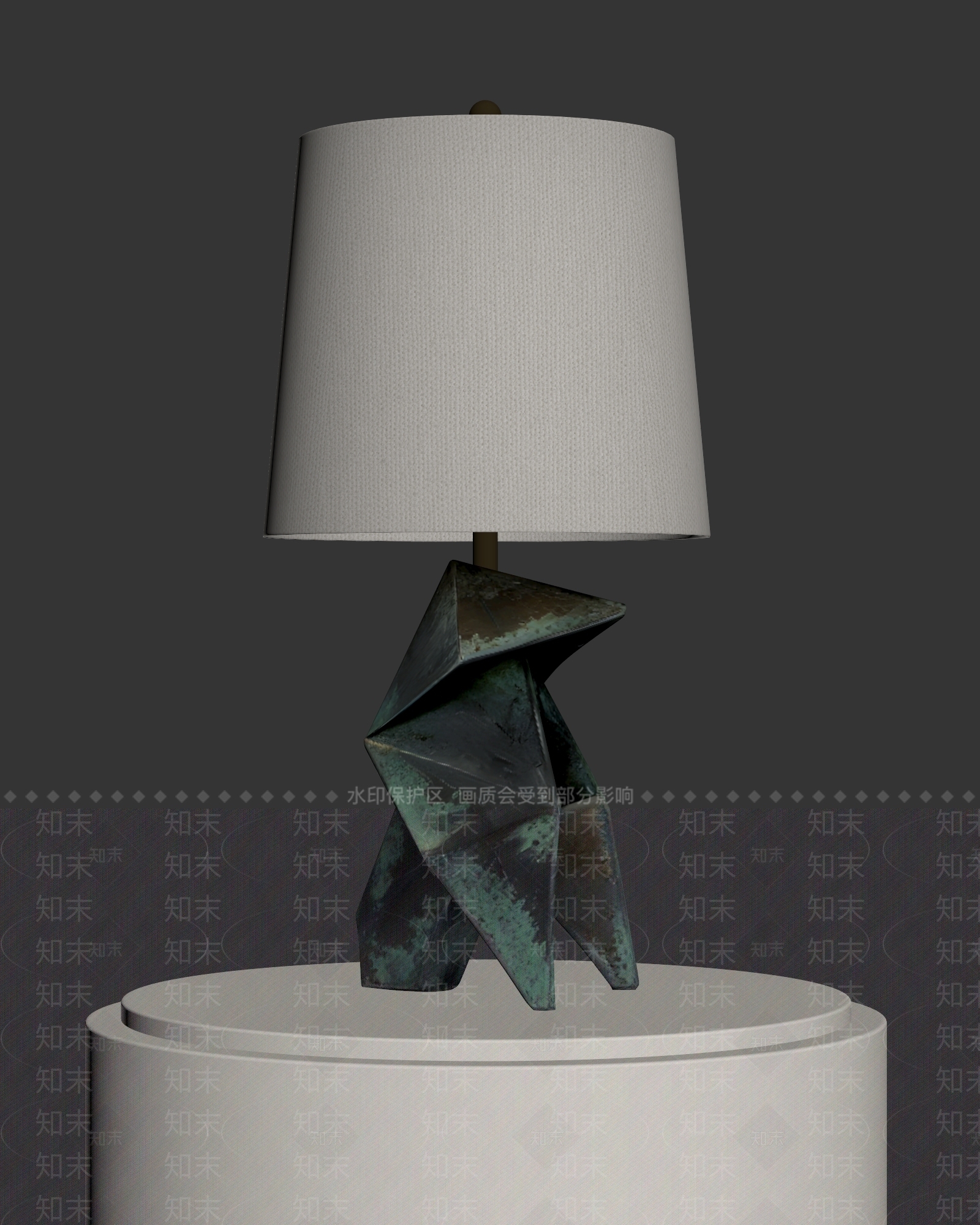 现代台灯3D模型下载【ID:1234201598】