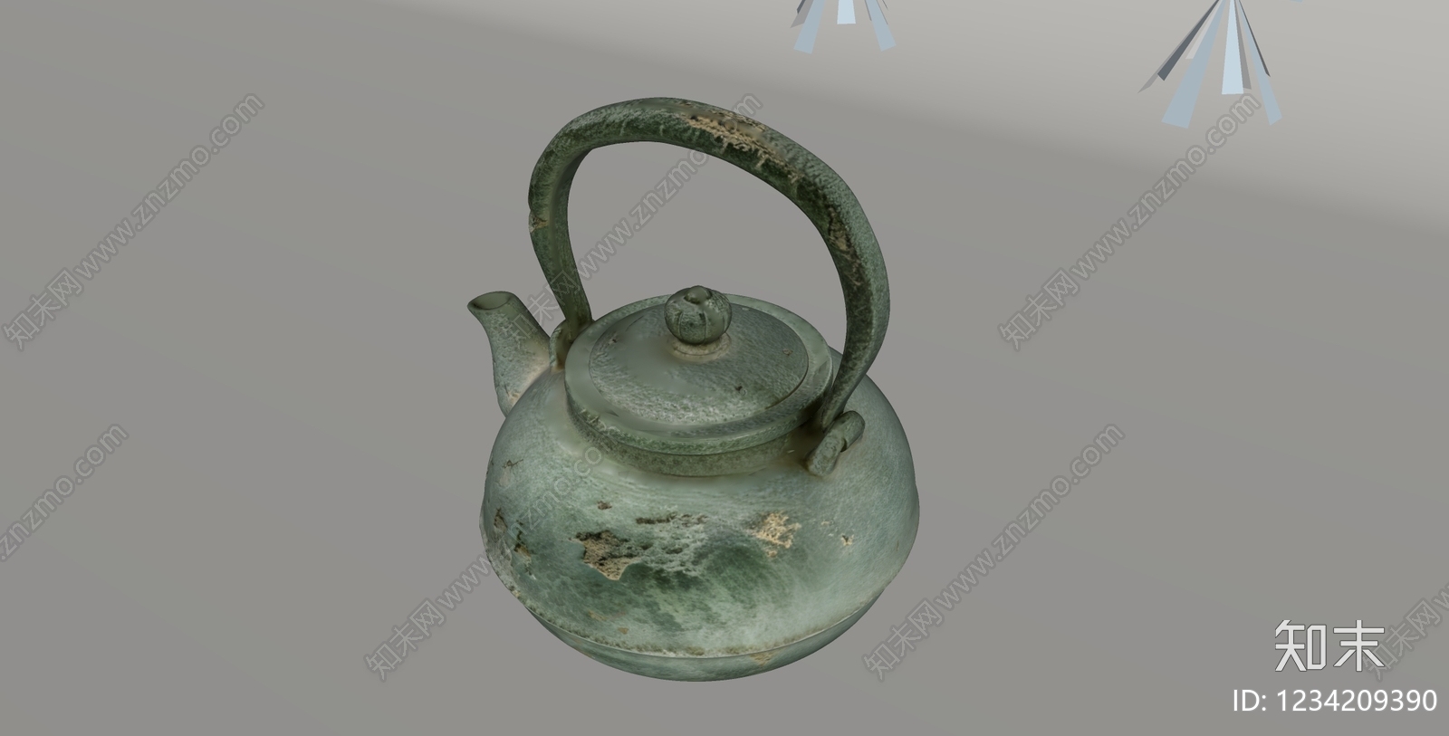 中式茶具SU模型下载【ID:1234209390】