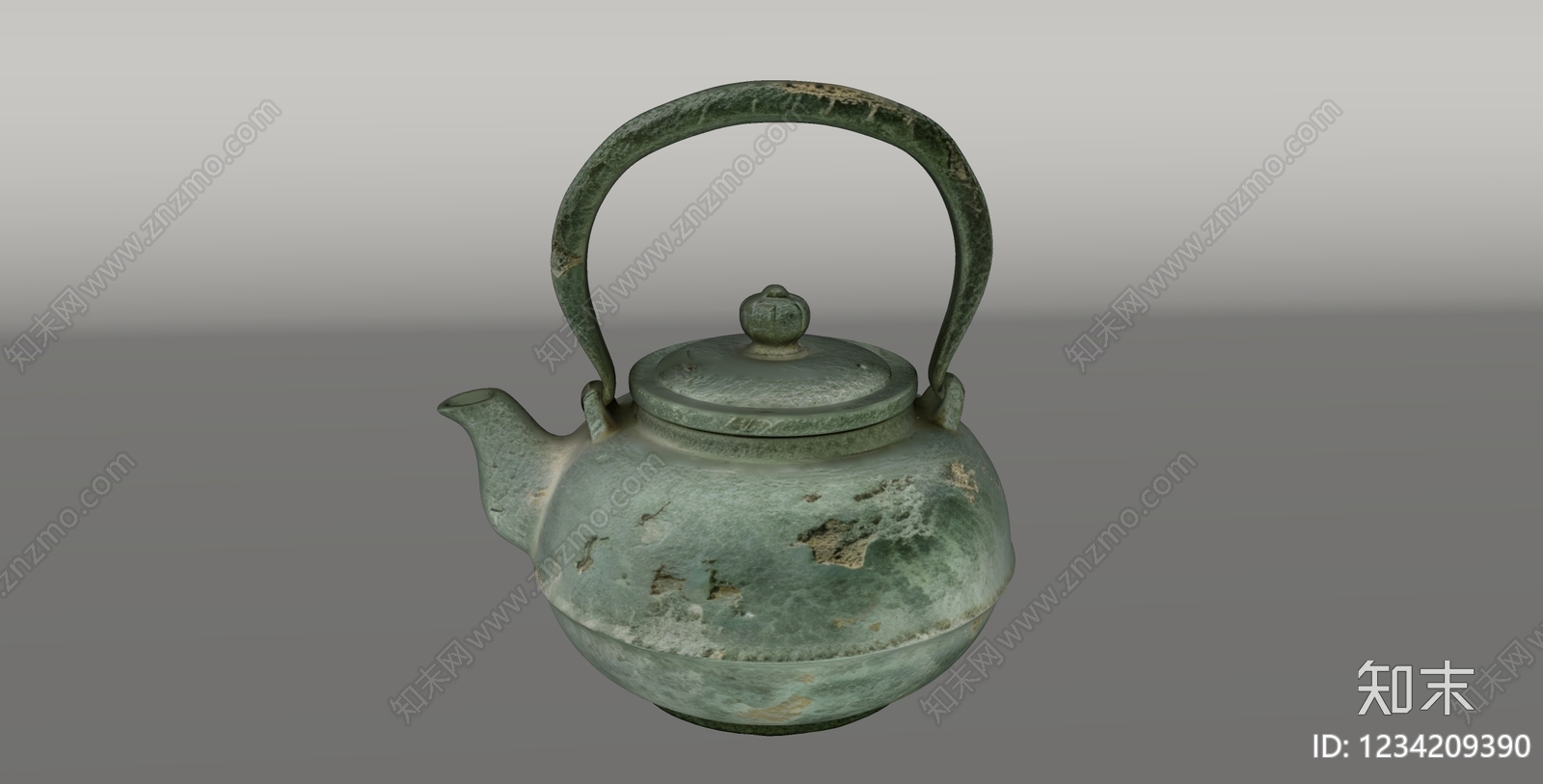 中式茶具SU模型下载【ID:1234209390】