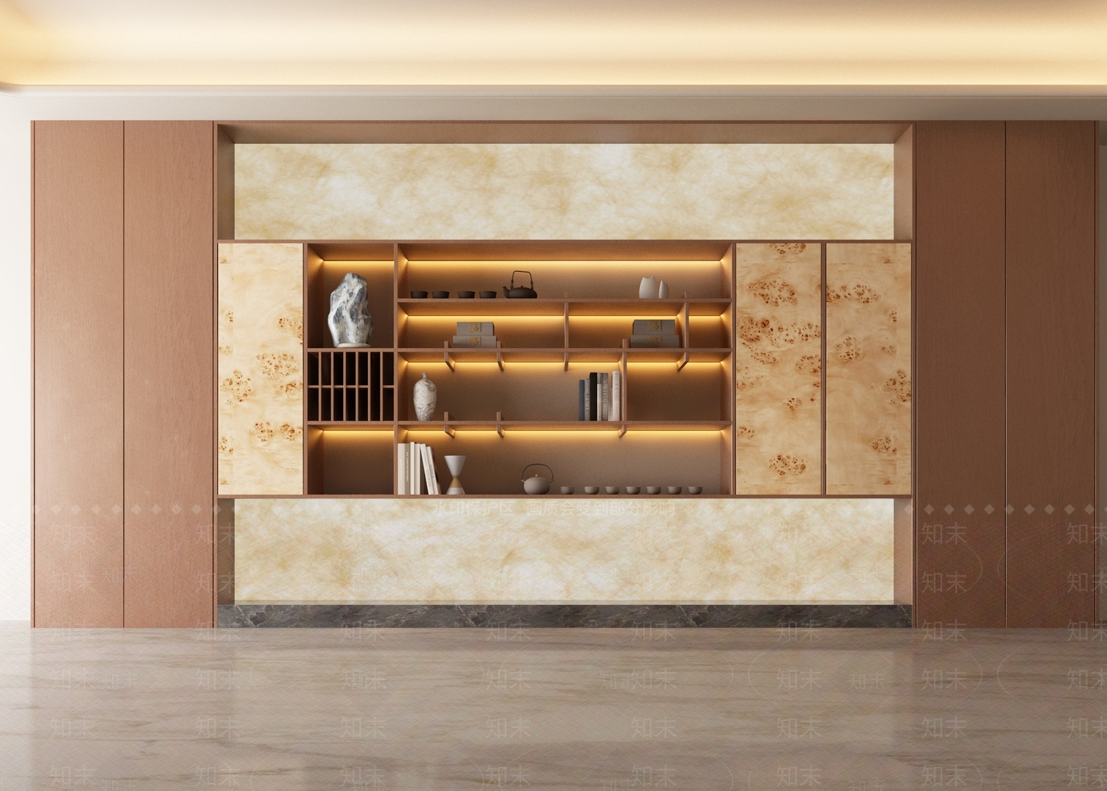新中式茶室3D模型下载【ID:1234210291】