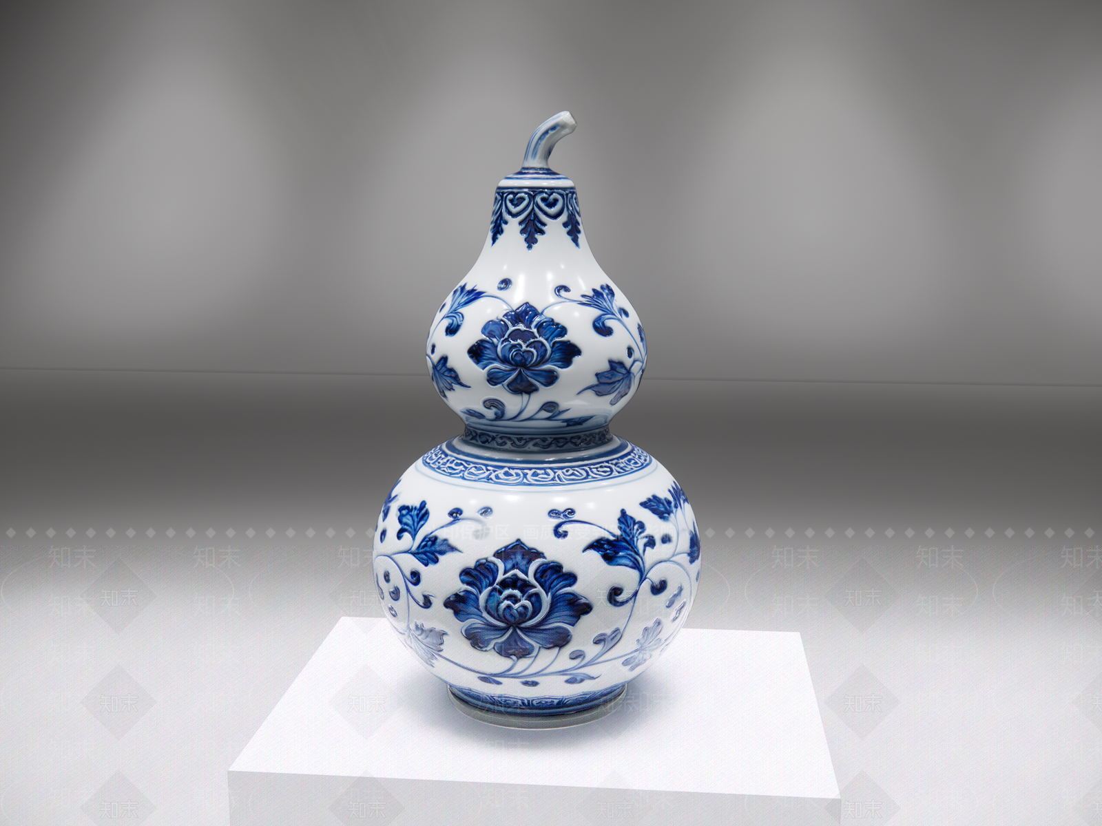 中式罐子SU模型下载【ID:1234211934】