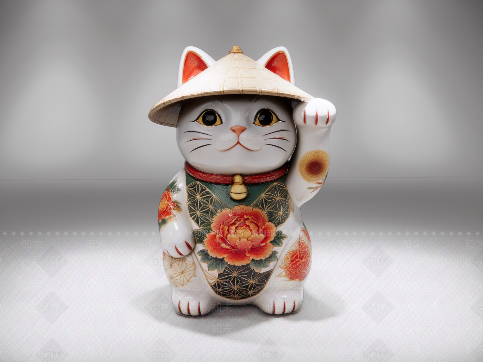 日式雕塑摆件SU模型下载【ID:1234212101】