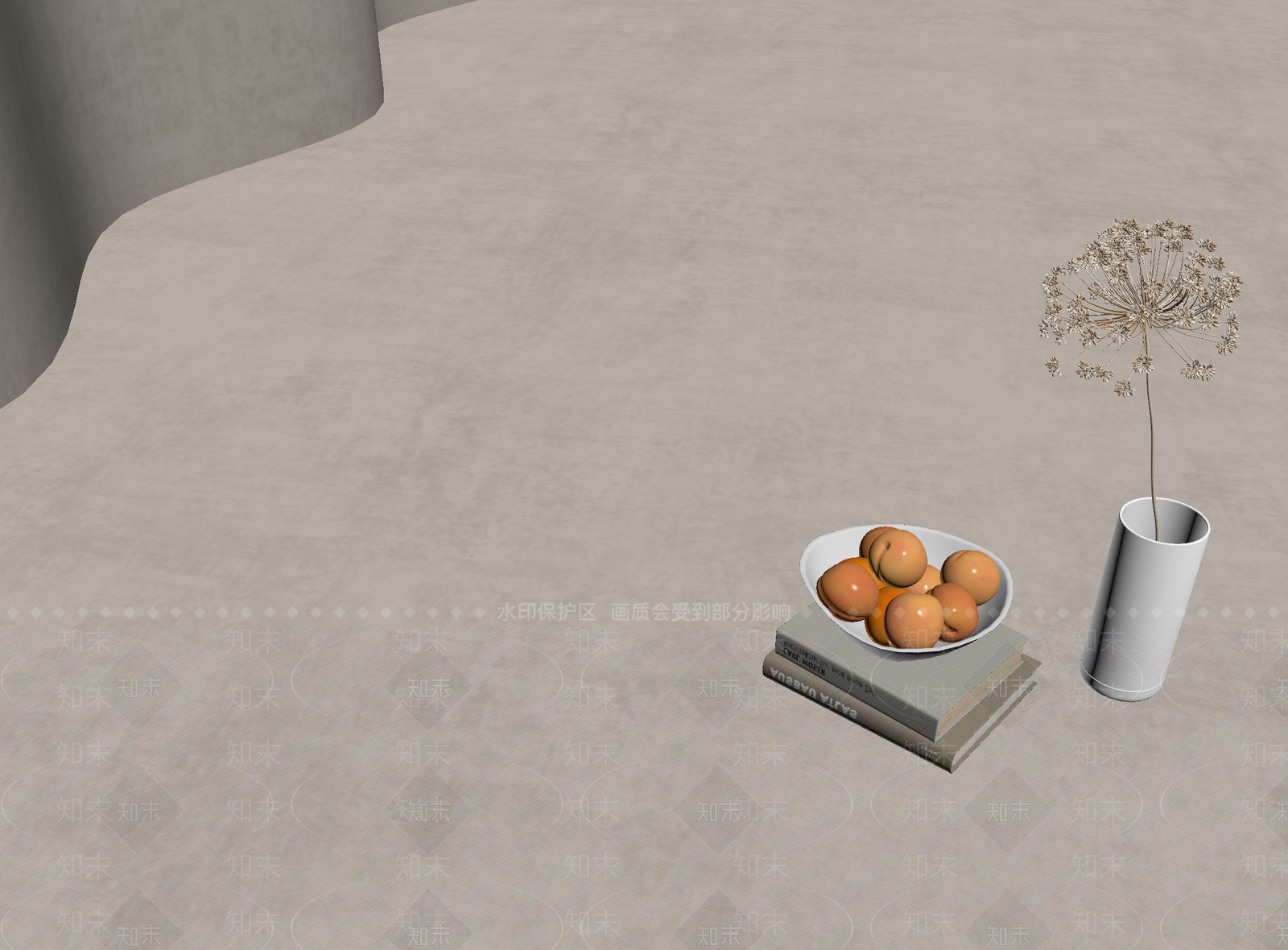 奶油风涂料3D模型下载【ID:1234213082】