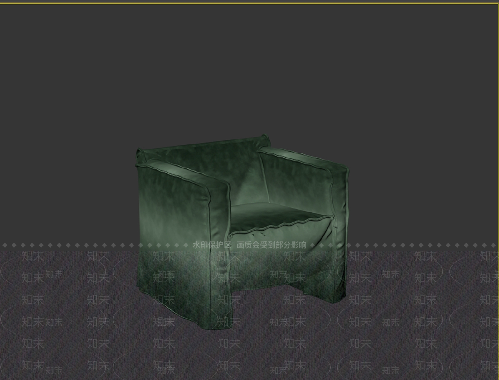 现代单人沙发3D模型下载【ID:1234216018】