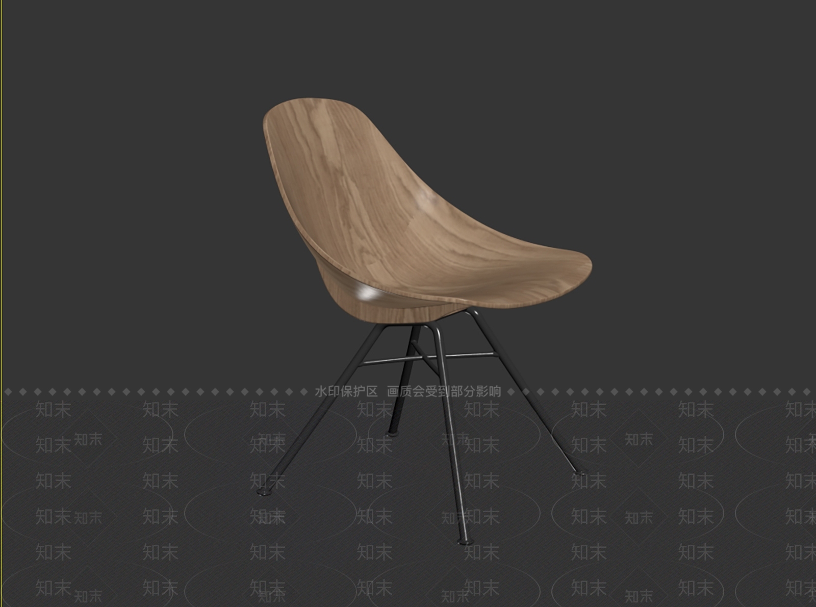 原木风餐椅3D模型下载【ID:1234216253】