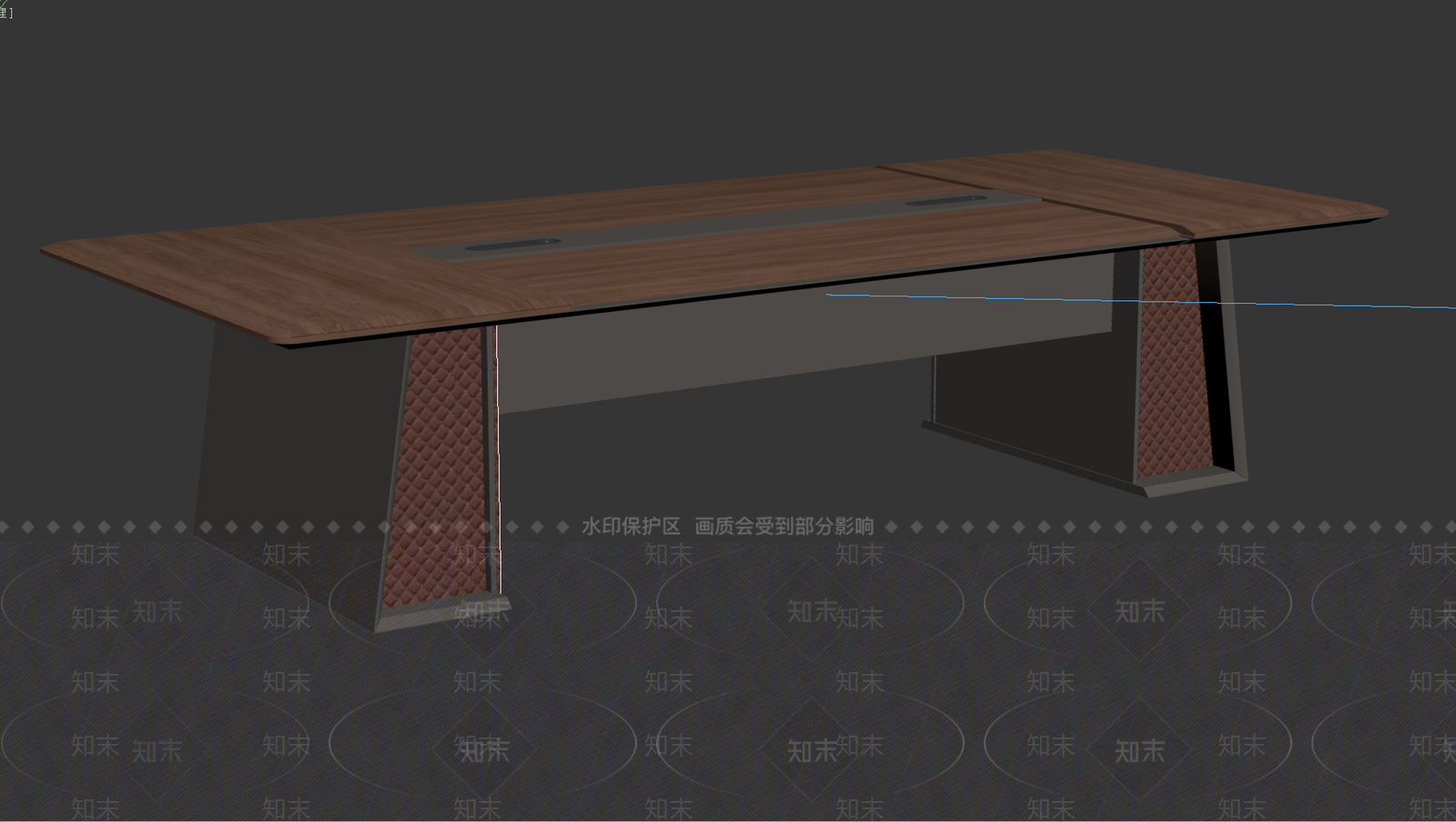 轻奢会议桌3D模型下载【ID:1234217880】