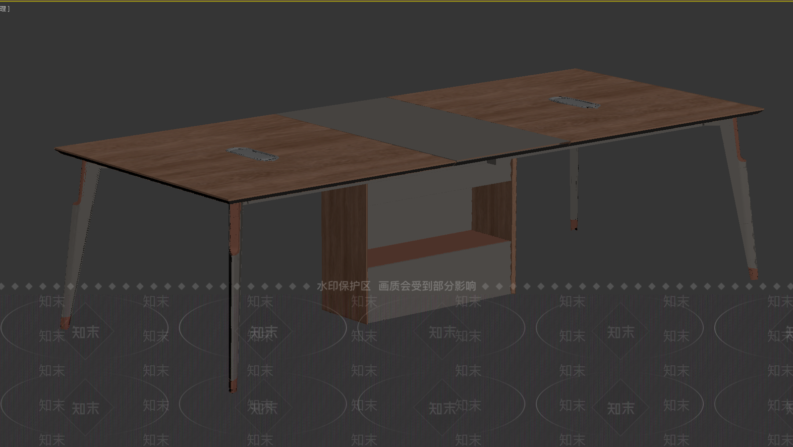 现代简约会议桌3D模型下载【ID:1234217851】