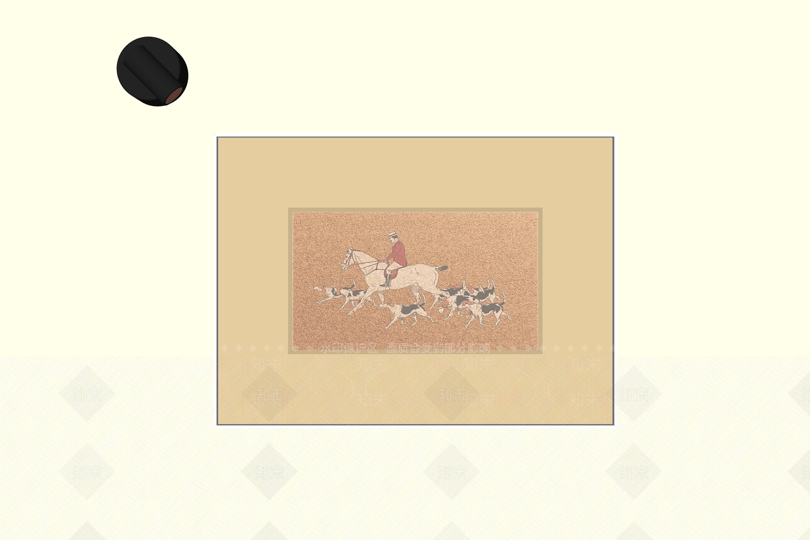 现代简约抽象挂画3D模型下载【ID:1234218400】