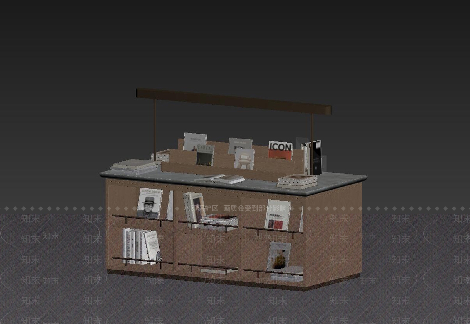 轻奢储物柜3D模型下载【ID:1234218229】