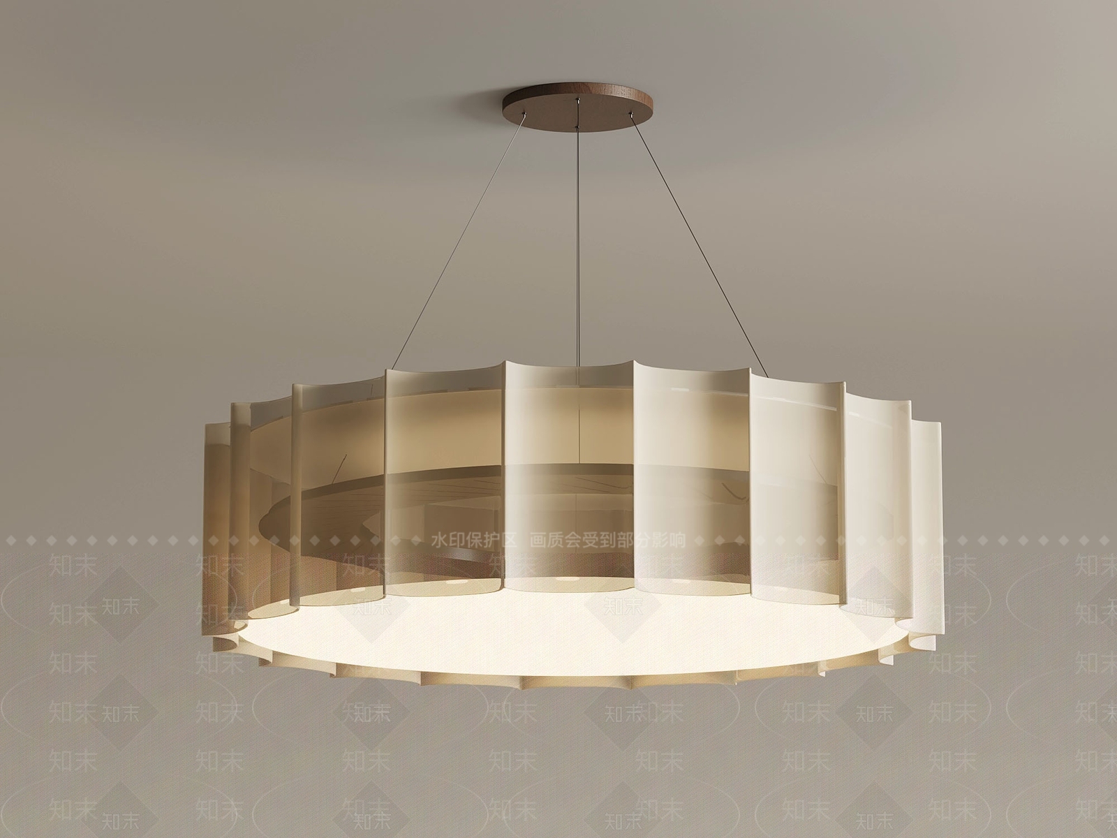 现代简约吊灯3D模型下载【ID:1234218649】
