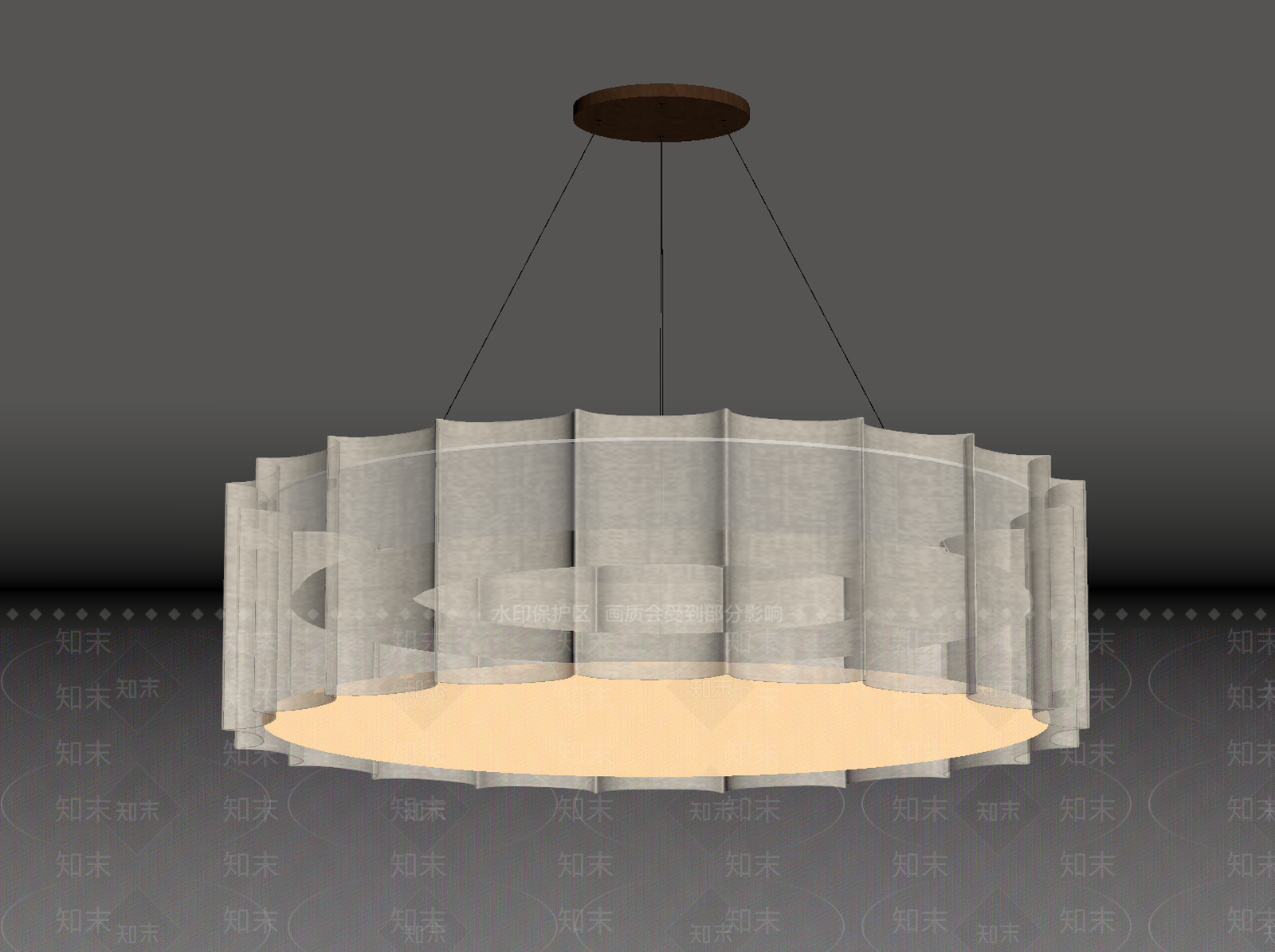 现代简约吊灯3D模型下载【ID:1234218649】