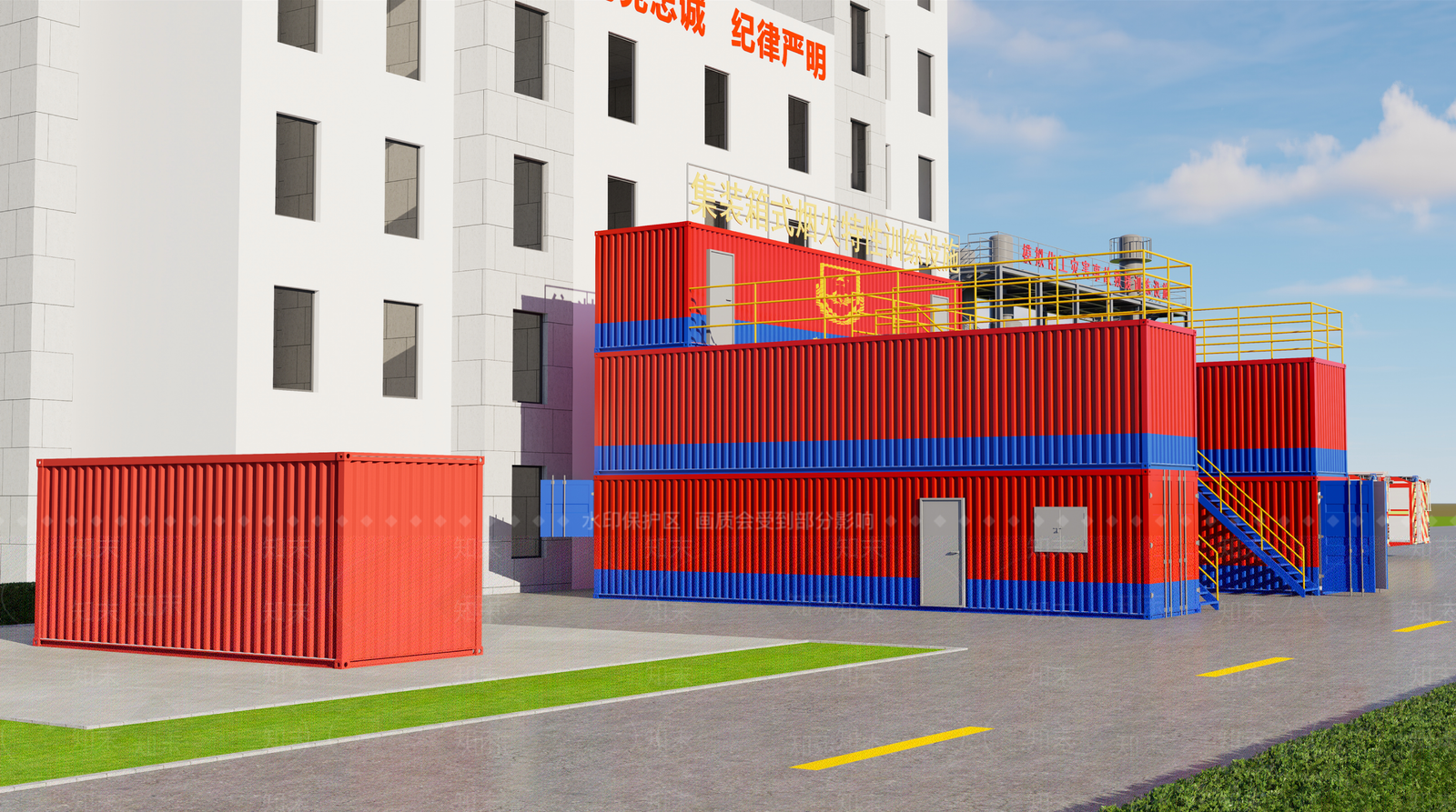 工业风其他公共建筑3D模型下载【ID:1234220273】
