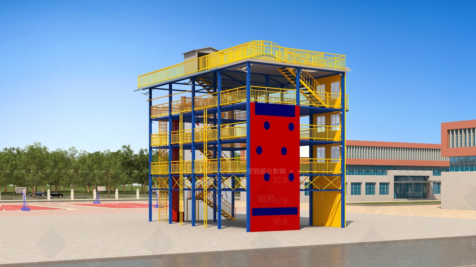现代其他公共建筑3D模型下载【ID:1234223614】