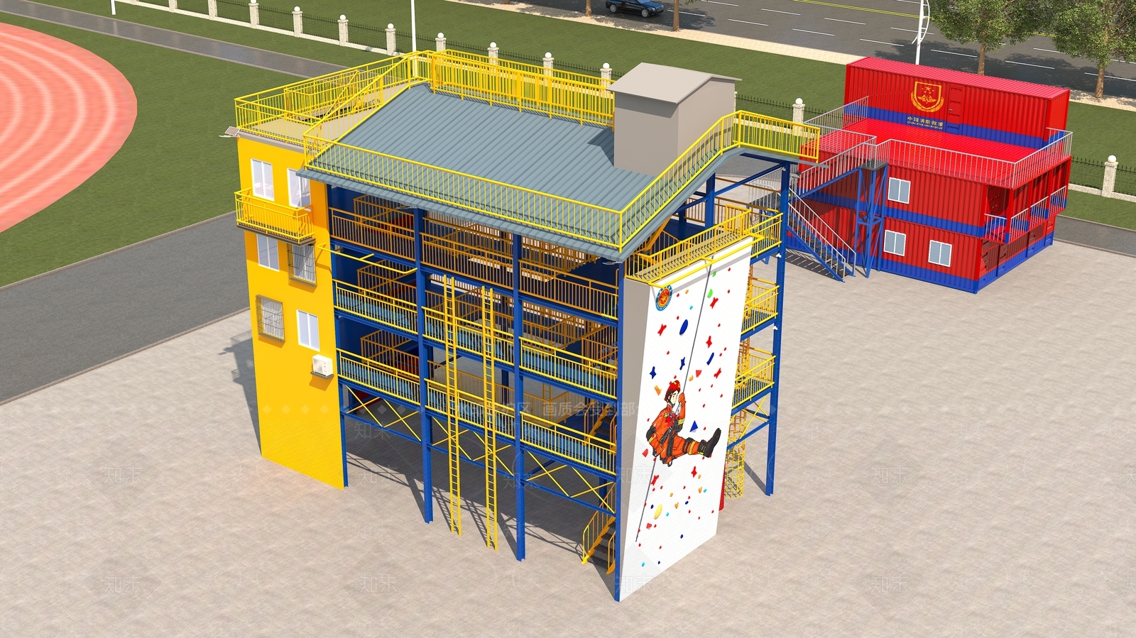 现代其他公共建筑3D模型下载【ID:1234223614】
