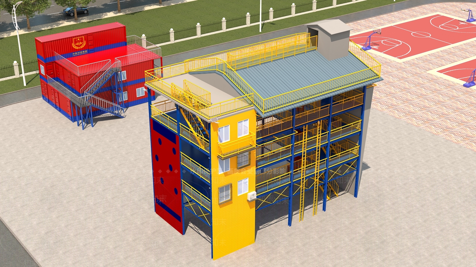 现代其他公共建筑3D模型下载【ID:1234223614】