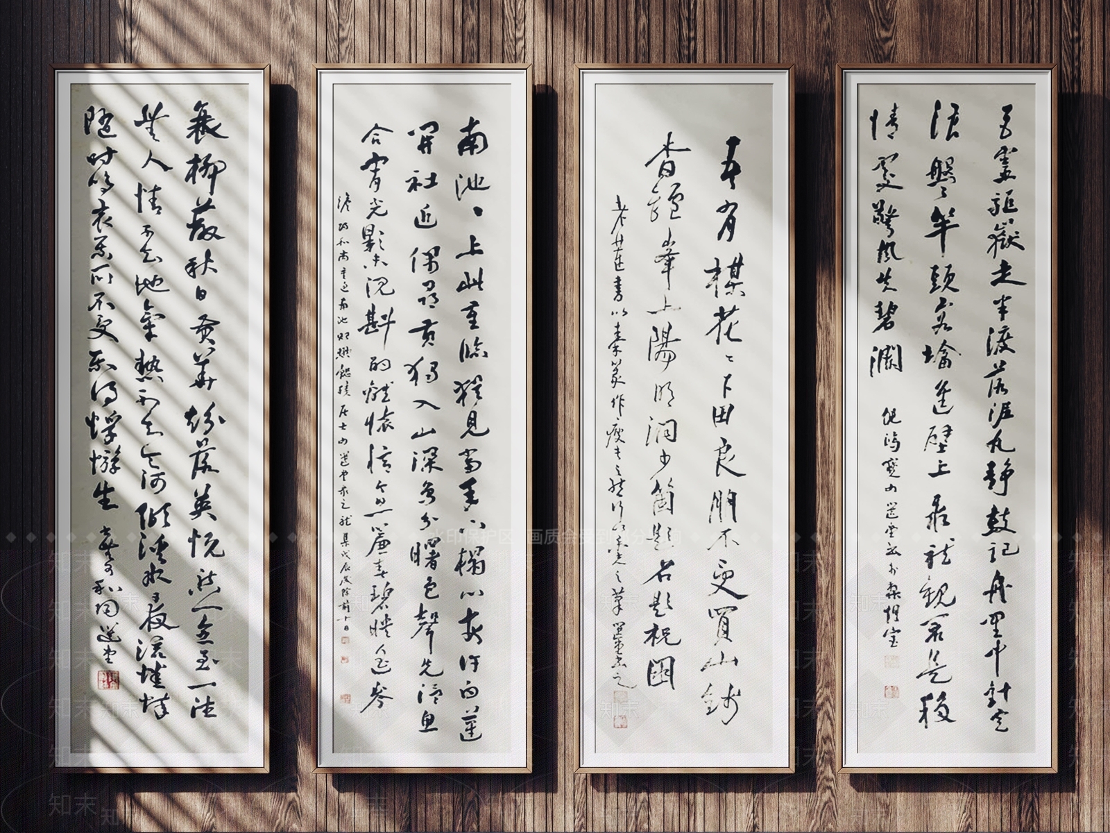 新中式字画3D模型下载【ID:1234221806】