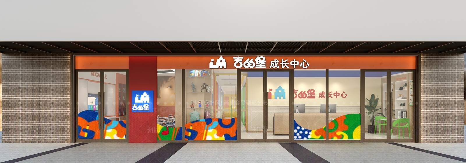 现代活动门头3D模型下载【ID:1234222822】
