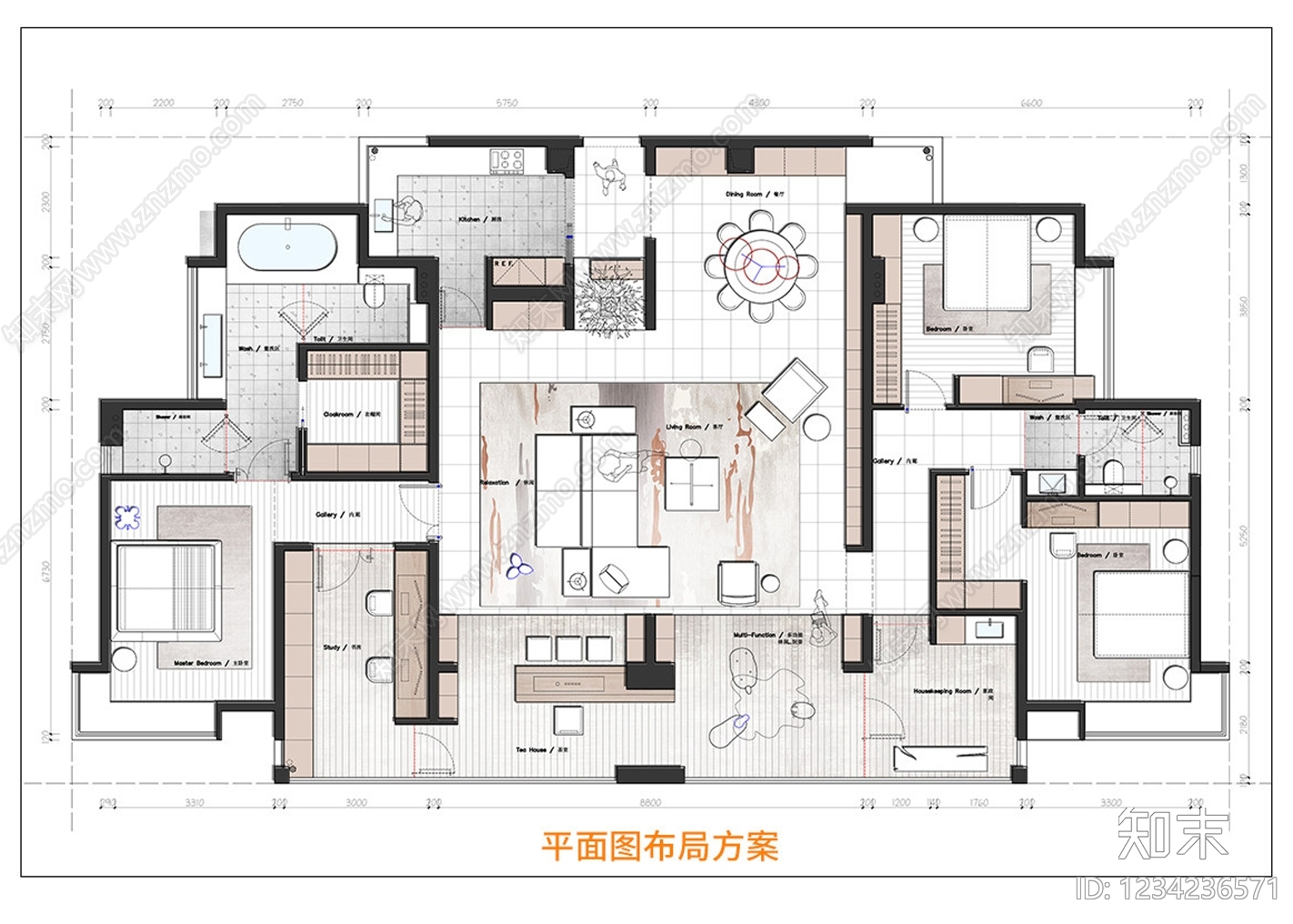 大平层CAD图纸