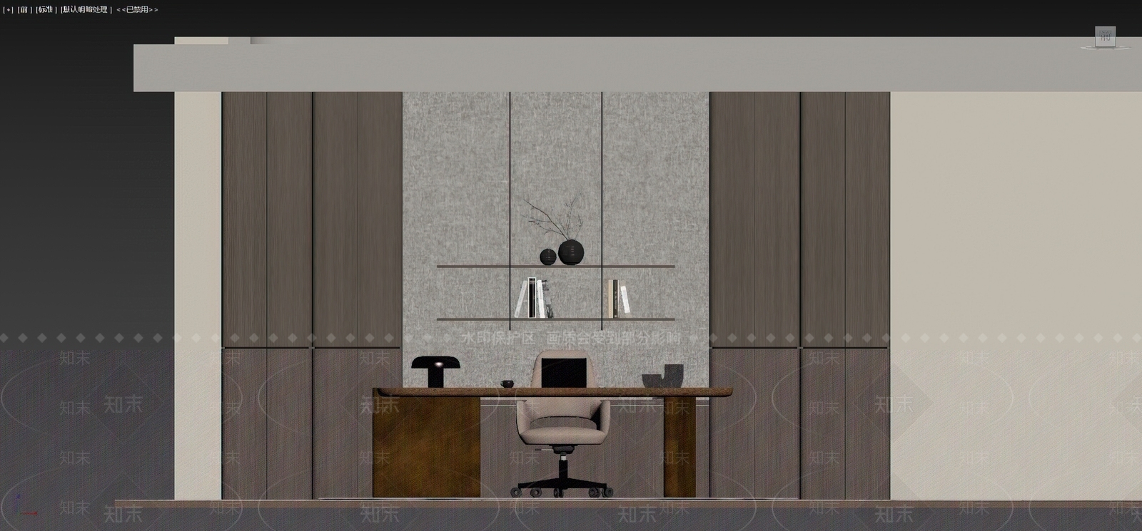 意式极简办公室3D模型下载【ID:1234236626】