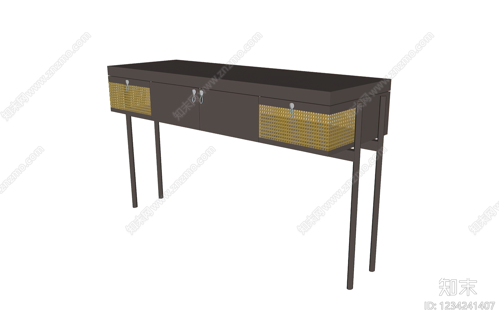 中古风条案SU模型下载【ID:1234241407】