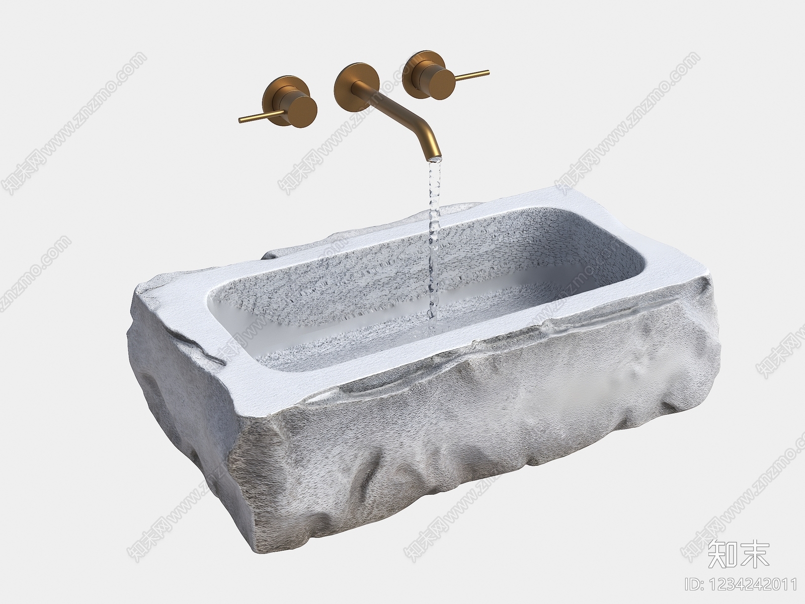 侘寂台盆3D模型下载【ID:1234242011】