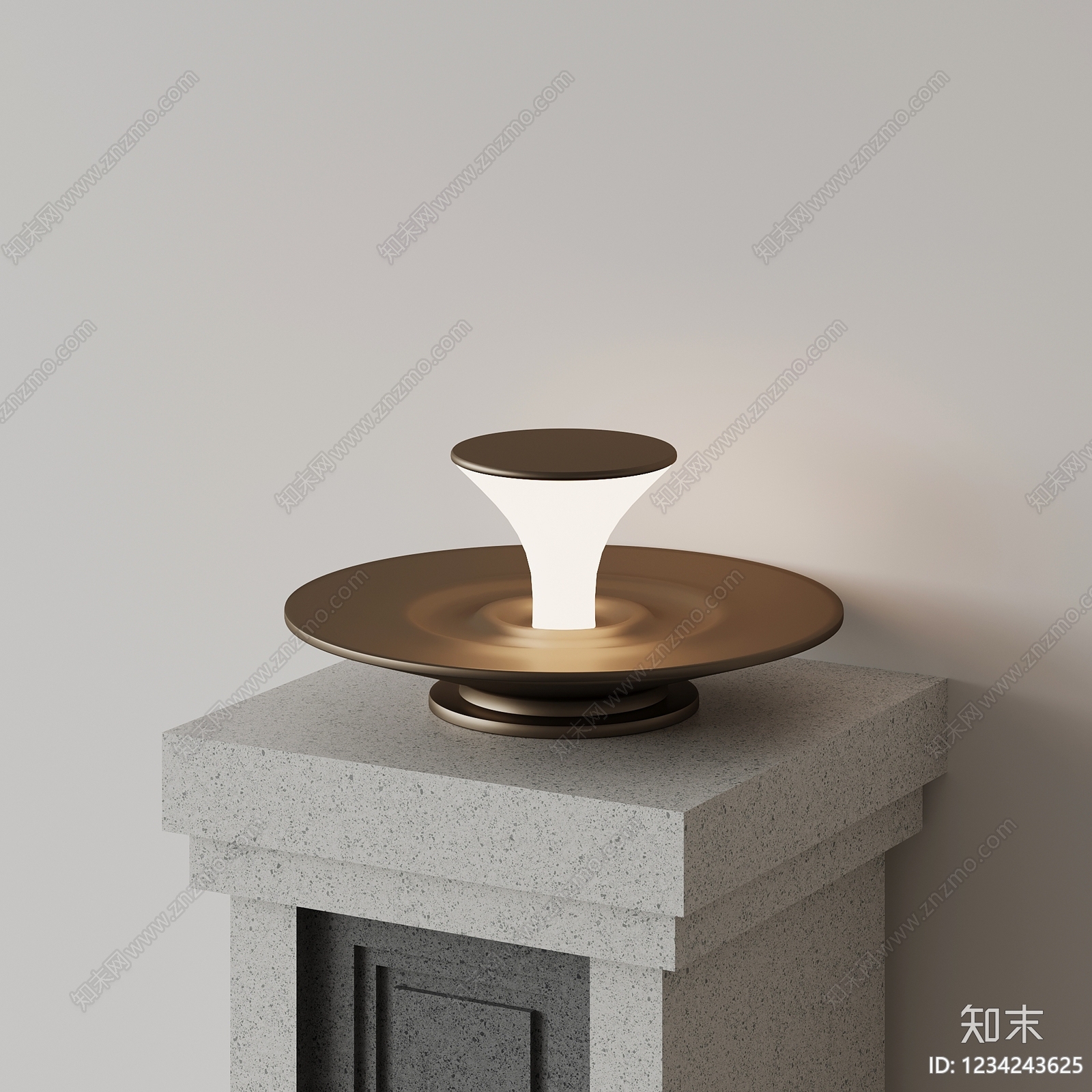 现代简约其他户外灯3D模型下载【ID:1234243625】