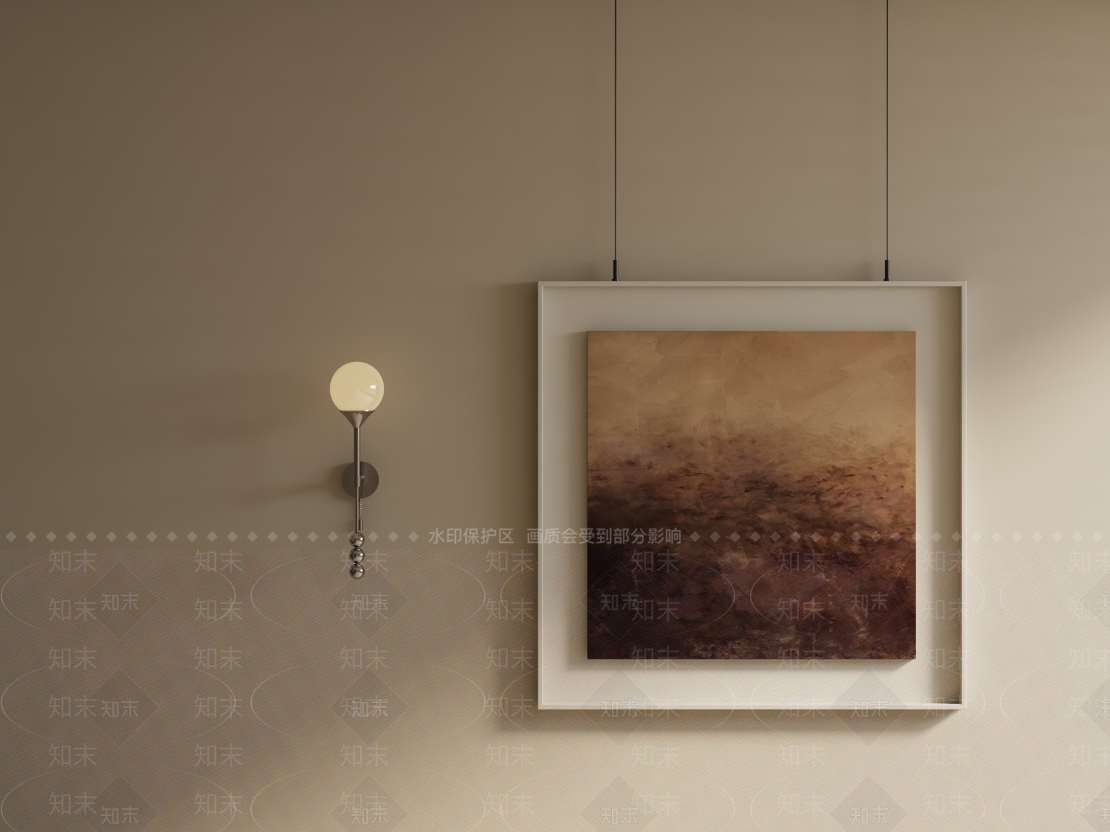 极简抽象挂画3D模型下载【ID:1234256757】