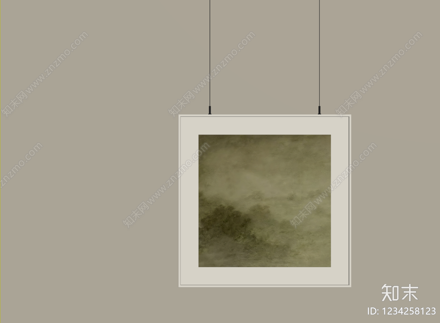 侘寂儿童挂画SU模型下载【ID:1234258123】