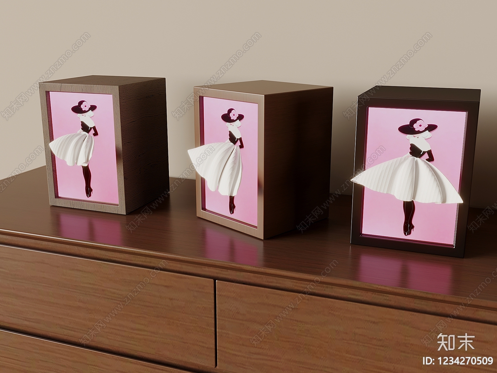中古风其他摆件SU模型下载【ID:1234270509】
