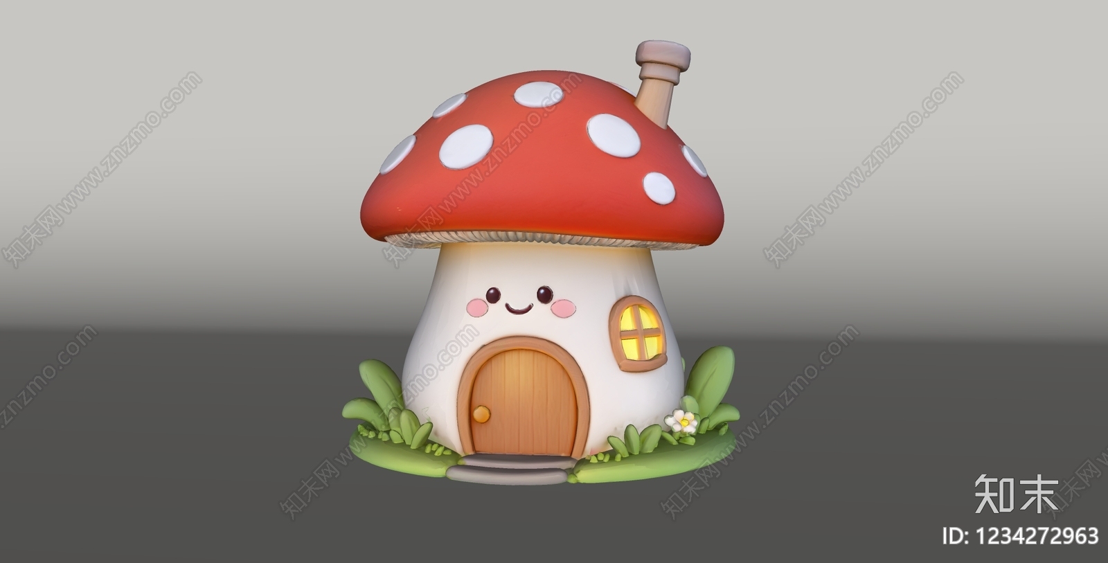 卡通雕塑摆件SU模型下载【ID:1234272963】