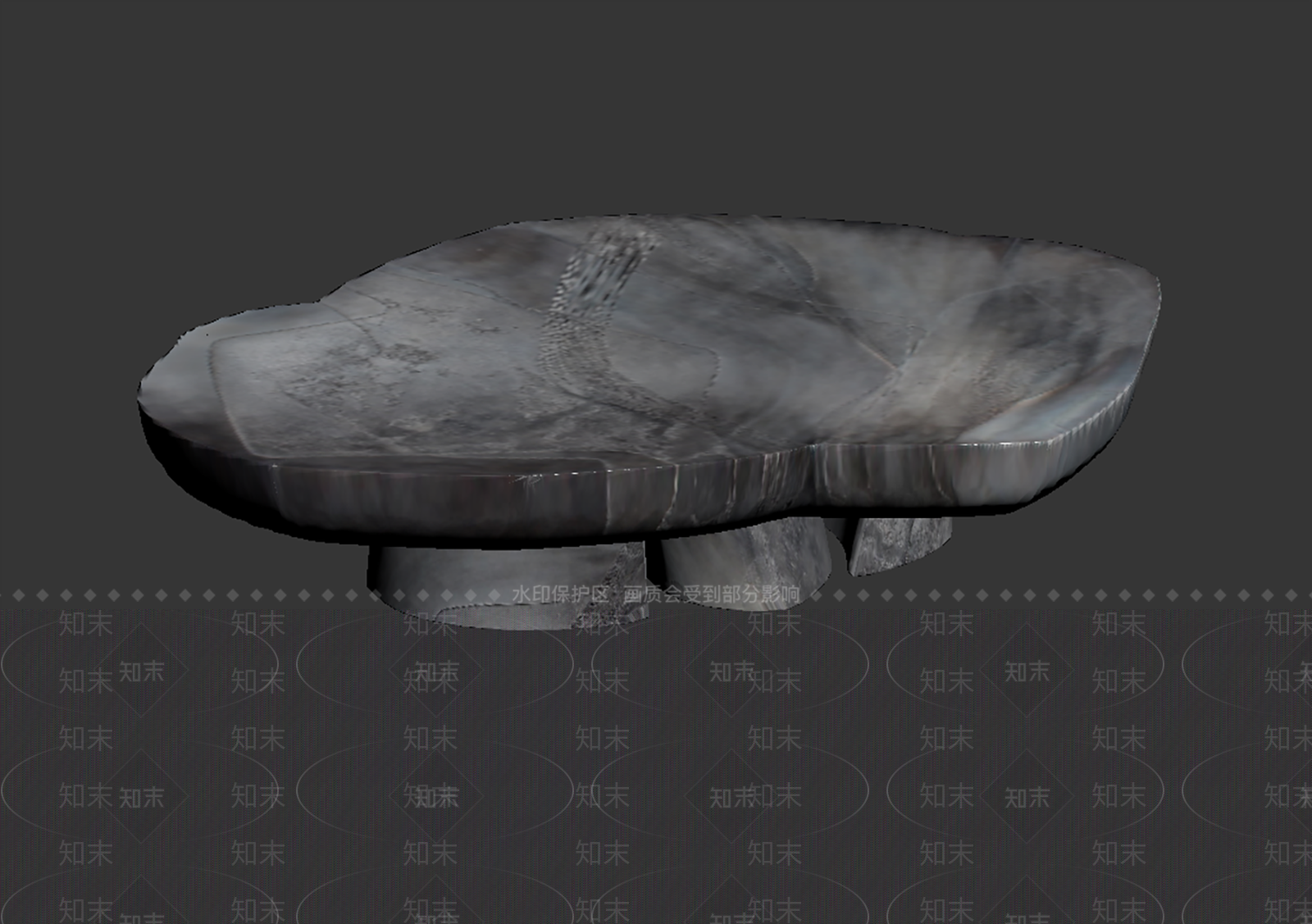 侘寂茶几3D模型下载【ID:1234272999】