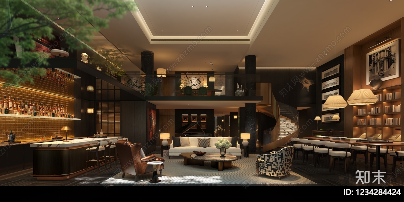 别墅cad施工图下载【ID:1234284424】