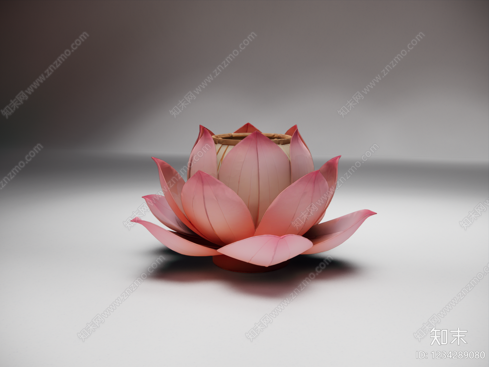 中式景观灯SU模型草图