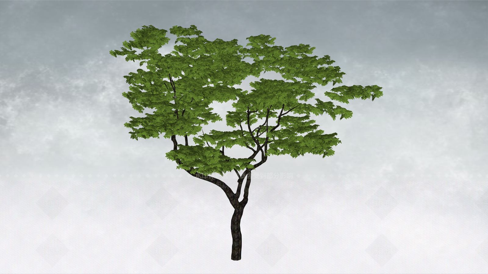 极简乔木SU模型下载【ID:1234290754】