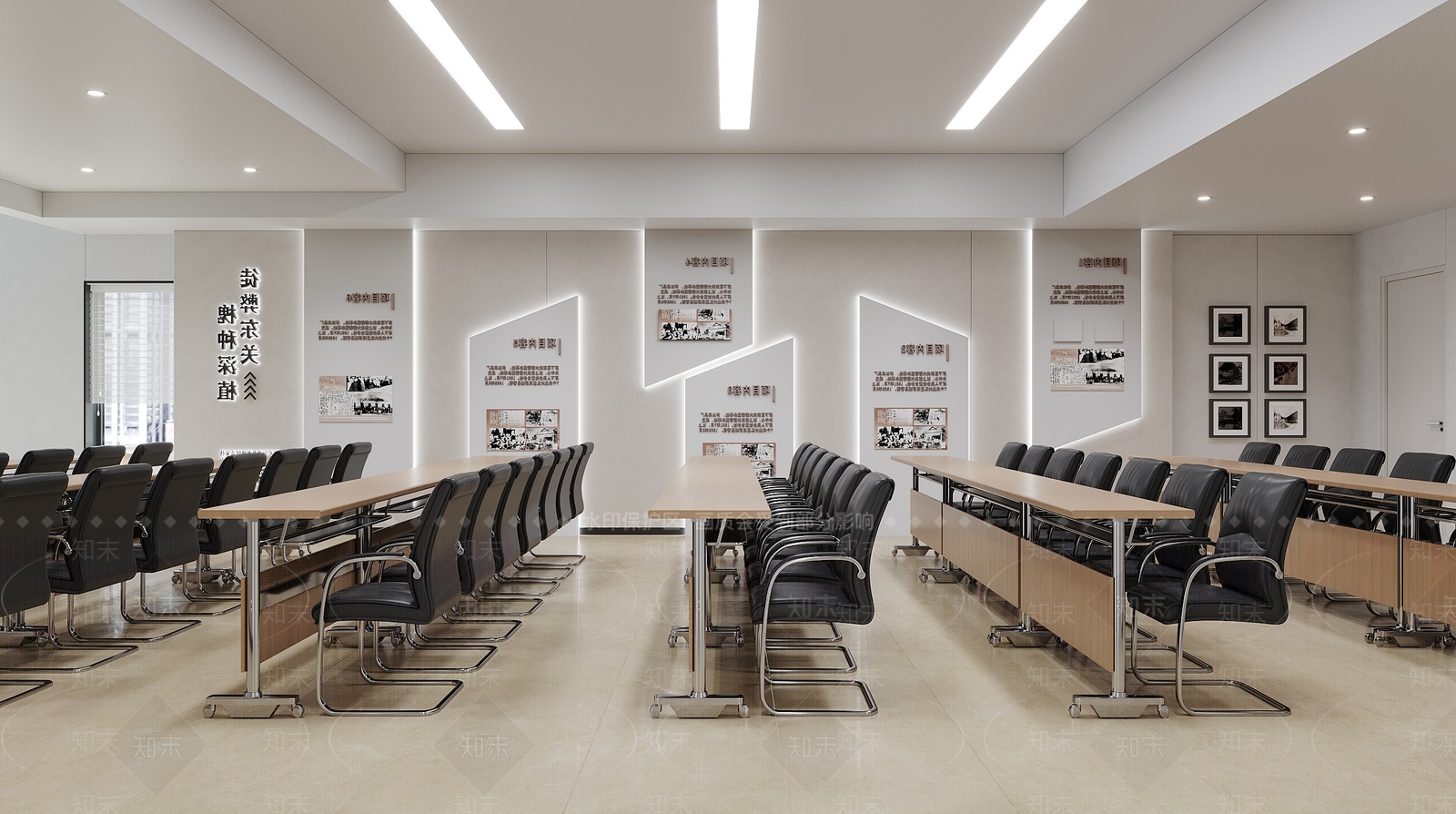现代简约报告厅3D模型下载【ID:1234308571】