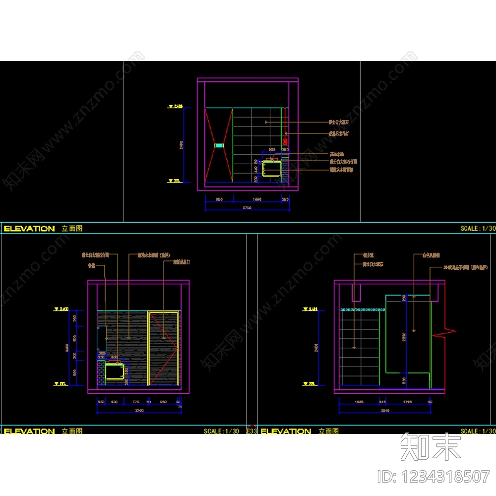 其他餐饮空间cad施工图下载【ID:1234318507】